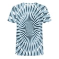 thumbnail image 4 of Birdeem T-Shirt Homme Impression Abstraite 3D Manches Courtes Col Rond Mode Décontracté Quotidien Vacances T-Shirt Haut Blouses, 4 of 7
