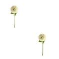 thumbnail image 2 of Baohd 1/2/3/5 10pack/lot Realistic Appearance Artificial Flower For Party Decor And Home Decor Light Green 2PCS, 2 of 6
