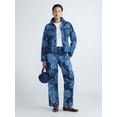 thumbnail image 2 of Free Assembly Women's and Women's Plus Print Barrel Jeans, 30" Inseam, Sizes 0-28W, 2 of 6