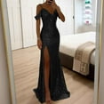 thumbnail image 2 of Women Prom Dress Party 2025 Midi Dresses Sling Dress Wrap Casual Dresses Evening Party Dress Summer Dresses for Women 2025, 2 of 6