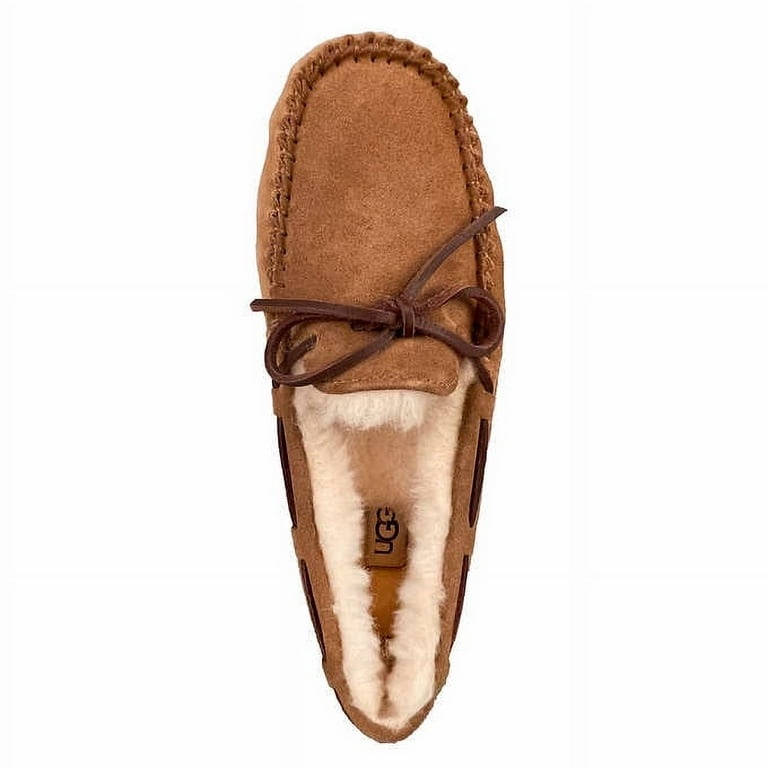 UGG Dakota Ladies' Moccasin Slipper, Size 8, Tan, Suede, Rubber