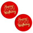 thumbnail image 1 of 40 Pegatinas De Feliz Cumpleaños, Etiquetas Brillantes Redondas Grandes De 2 Pulgadas, Ideales Para Fiestas De Cumpleaños, Cajas De Regalo, Bolsas De Regalo, Recuerdos De Fiesta, Etiquetas Decorativas, 1 of 1