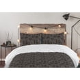 thumbnail image 5 of Ambesonne Tropical Down Alternative Quilt Comforter, Art Monochrome Palm Leaves, Twin, Dimgray Amber, 5 of 5
