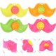 thumbnail image 2 of KAKOWELY 50 silbatos infantiles con forma de barba de dibujos animados, ideales para fiestas (colores aleatorios), 2 of 4