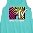thumbnail image 2 of MTV Logo - Optical 80S - Toddler and Youth Girls A-line Dress, 2 of 4