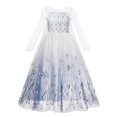 thumbnail image 1 of Frozen Girls Dress Elsa Anna Disney Princess Cosplay Encanto Mirabel Isabela Dolores Vampire Kids Halloween Party Prom Costume5-6T (Tag 130) Gao Jinjia LED, 1 of 2