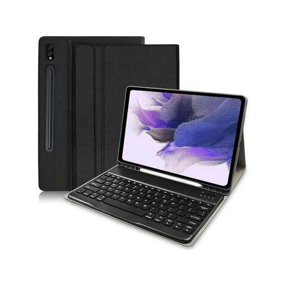 14.6" Tablet Case with Wireless Bluetooth Keyboard, Black