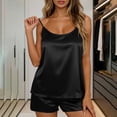 thumbnail image 2 of Two Piece Cute Pajamas for Women,Lightweight Summer Lounge Top with Shorts,Babydoll Comfy Sleepwear Set, 2 of 9