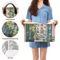 thumbnail image 5 of Yayeee Foldable Storage Basket for Shelves with Handles Set of 2 Waterproof Cloth Bins, Window Scene, 5 of 7