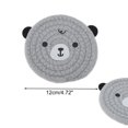 thumbnail image 2 of Unique Bargains 1 Pc Coaster Heat Insulation Mat Drink Coaster Gray Cotton rope, 2 of 5