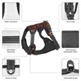 thumbnail image 6 of Lsque Dancing African Women1 Dog Harness, No-Pull Pet Harness with 2 Leash Clips, Adjustable Soft Padded Dog Vest with Easy Control Handle for Large Dogs-Medium, 6 of 9