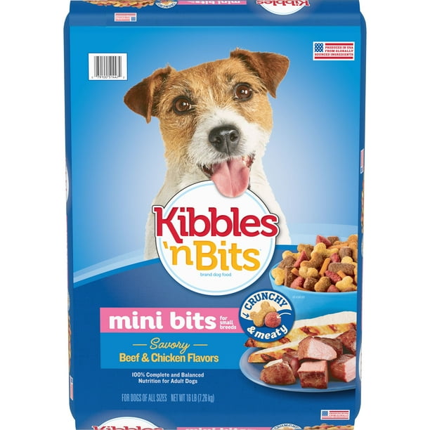 Kibbles 'n Bits Mini Bites Small Breed Savory Beef and Chicken Flavors
