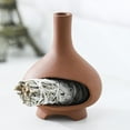 thumbnail image 6 of GoldHub Handmade Ceramics Palo Santo Holder Sages Stick Dish Smudge Bowl Cone Incense Burner Chimenea Yoga Meditation Zen Decoration, 6 of 10