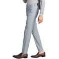 thumbnail image 3 of Bar III Mens Skinny-Fit Sharkskin Wool Dress Pants 32W x 30L Light Grey NWT $175, 3 of 4