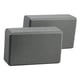 thumbnail image 5 of 2 bloques de yoga para ejercicios ligeros, de fuerza y ​​estabilidad, antideslizantes. Gris, 5 of 9