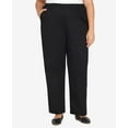 thumbnail image 4 of Alfred Dunner Womens Plus-Size  Soft Twill Mid-Rise Regular Fit Straight Leg Regular Length Casual Pant, 4 of 6