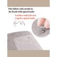 thumbnail image 5 of 1pc Anti-scratch Thickened Sofa Guard Transparent Self-adhesive Furniture Protection Film, Reusable, No Residue, No Damage To Sofa, For Pet, 5 of 5