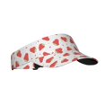 thumbnail image 1 of Balery Hand Drawn Strawberry Gorra deportiva con visera ajustable para mujer y hombre (talla única), 1 of 7