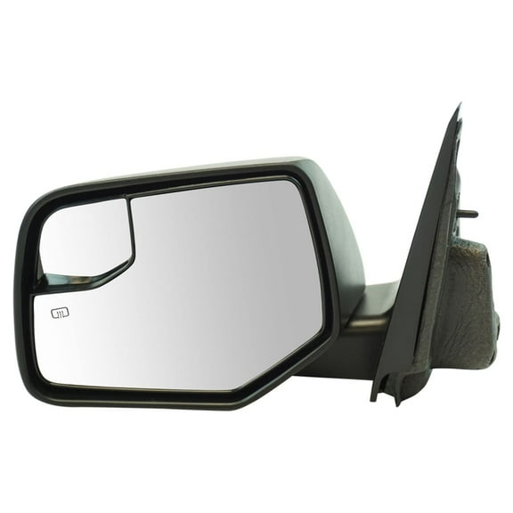 TRQ Exterior Mirror Black Textured Power Heated w/ Spotter Glass LH for Mercury MRA06690