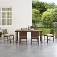thumbnail image 4 of Crosley Furniture Bradenton 7-Piece Outdoor Wicker / Rattan Dining Set in Sand, 4 of 10