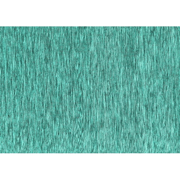 Ahgly Company Indoor Rectangle Abstract Turquoise Blue Contemporary Area Rugs, 8' x 12'