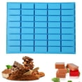 thumbnail image 2 of 40 Cavity Narrow Rectangle Silicone Chocolate Molds Chocolate Bar Mold For Caramel Candy Truffles, 2 of 4