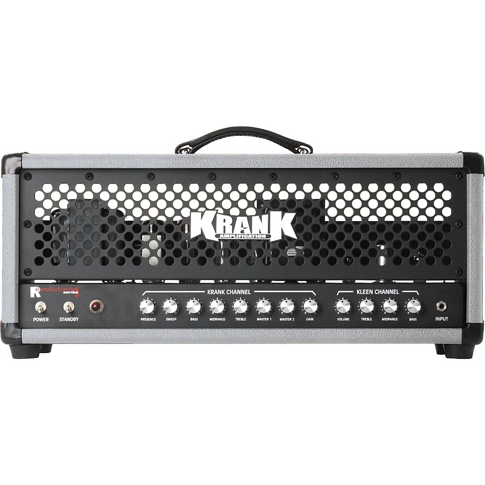 krank krankenstein 100w tube guitar head black grill