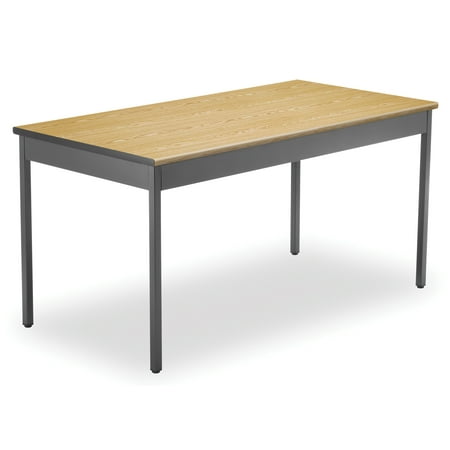 Computer Tables And Chairs OFM Adapt Series Rectangle Student Table - 18-26″ Height Adjustable Desk, Blue (RECT-SL) ()