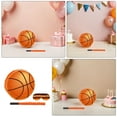 thumbnail image 3 of IFANLANDOR Durable Basketball Pinata with Stick and Blindfold Orange Crepe Paper Decoration for Birthday Party, 3 of 8