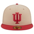 thumbnail image 2 of Men's New Era  Khaki Indiana Hoosiers Two-Tone 59FIFTY Fitted Hat, 2 of 5