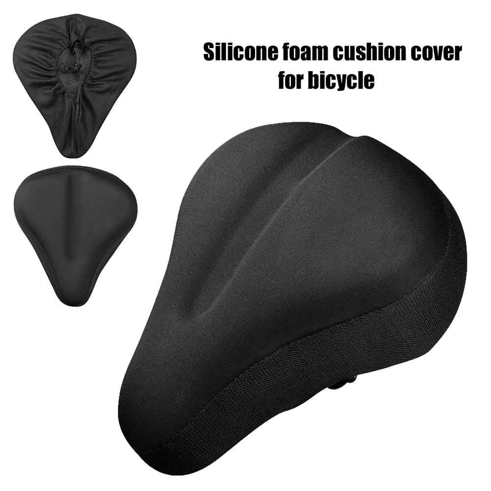 Details about   Bike Bicycle Gel Cushion Extra Comfort Sporty Wide Big Soft Pad Seat Cover NEW 