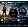 thumbnail image 5 of Bluetooth Call Smartwatch with NFC Payment, 24/7 Heart Rate Monitoring & IP67 Waterproof - 1.45" HD Screen, 100+ Songs Storage, 5 Customizable Dials, 5 of 7
