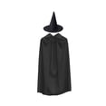thumbnail image 2 of BELOVING 2 Pieces Halloween Cosplay Cloak Cape Fancy Cosplay 140cm Pointed Wizard Hat, 2 of 10