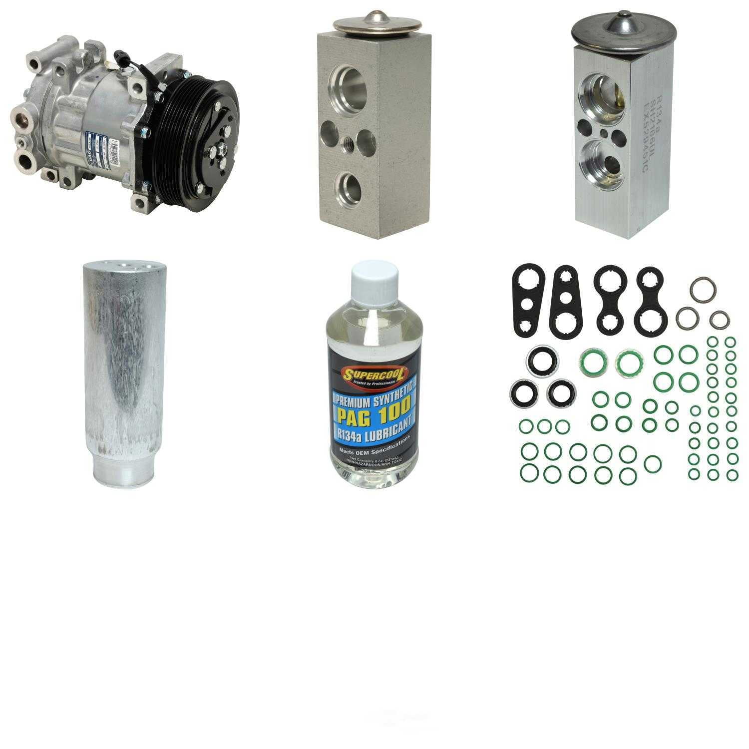 A/C Compressor and Component Kit -- Compressor Replacement Kit Fits select: 2001 DODGE DURANGO