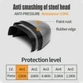 thumbnail image 4 of Steel Toe Shoes for Men Lightweight Indestructible Work Sneakers for Women Puncture Proof Comfortable Slip On Safety Shoes for Industrial,Coustruction Red 11, 4 of 6