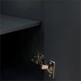 thumbnail image 3 of 61 in. Single Wooden Vanity  Dark Gray Black Galaxy Granite Round Sink, 3 of 12