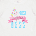 thumbnail image 4 of Inktastic Most Magical Big Sis- cute unicorn Girls Baby T-Shirt, 4 of 5