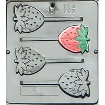 205 Strawberry Lollipop Chocolate Candy Mold