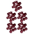 thumbnail image 3 of Monstrate 200 piezas de flores artificiales elegantes para suministros de boda, fáciles de limpiar y de larga duración B21Vino oscuro Type2 NO2, 3 of 6