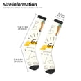 thumbnail image 2 of Sikiie Golf Icons And Golfer Knee Socks, High Socks Long Stretchy Sock Women Knee High Stocking, Long Socks for Women, 2 of 6
