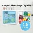 thumbnail image 4 of Igloo 1.6 cu ft Mini Refrigerator, Single Door Mini Fridge With Freezer, White, 4 of 6