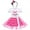 White+Hot Pink-Birthday, variant on IBTOM CASTLE Baby Girls Birthday Outfit Polka Dots Leotard Dresses Fancy Dance Costume Halloween Cosplay Tutu Dress up with Ears Headband 2-3 Years Black+Red-Birthday