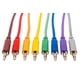 thumbnail image 1 of Cables de conexión Eurorack Hosa CMM-845, paquete de 8, 45 cm, varios, 1 of 1