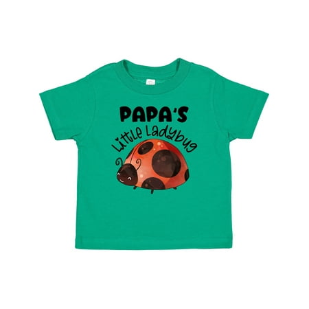 

Inktastic Papa s Little Ladybug Gift Baby Boy or Baby Girl T-Shirt