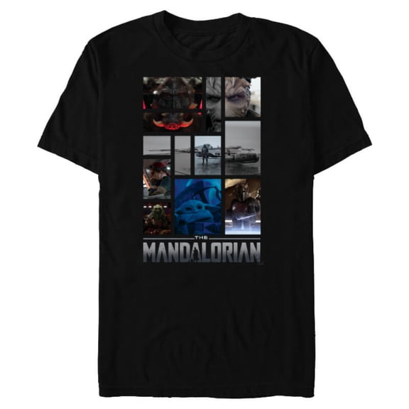 Star Wars The Mandalorian Season 3 Grogu Shard’s Pirates - Short Sleeve Blended T-Shirt for Adults - Customized-Black