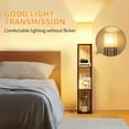 thumbnail image 4 of Foukus 63" Floor Lamp with Shelves: Lamp for Living Room with 3 Adjustable Color Temperatures, Display Bookshelf for Home, Bedroom, Study - Black (Bulb Included), 4 of 6