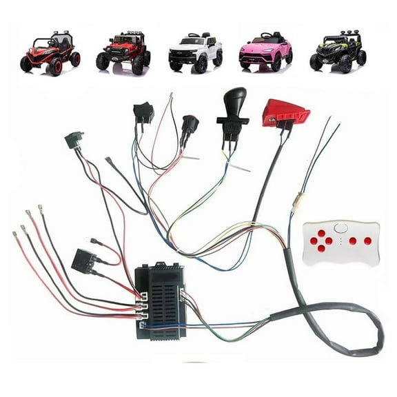 High Power Children'S Electric Car Wiring Harness Kit 2.4G Remote Control Kit