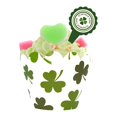thumbnail image 4 of JeashCHAT 48 Pcs St. Patrick's Day Cupcake Toppers and Wrappers, Shamrock Green Hat Cupcake Toppers for Irish Day St Patrick's Day Party Supplies Cupcake Decorations, 4 of 8