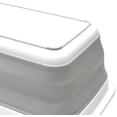 thumbnail image 4 of Bañera plegable de 9,2 l y 2,37 galones - Cesta/cráter de picnic portátil - Bolsa de compras plegable - Contenedor de almacenamiento que ahorra espacio Azul, 4 of 5