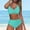Mint Green, variant on Blmnix Swimsuit for Women Two Piece Swimsuit High Waisted Swimsuits Tankini Swimsuits Swim Dresses Yellow Scoop Neck Cute One Piece Swimsuit for Women,S